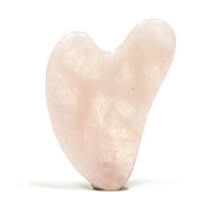 Gua Sha Massagestein Rosenquarz